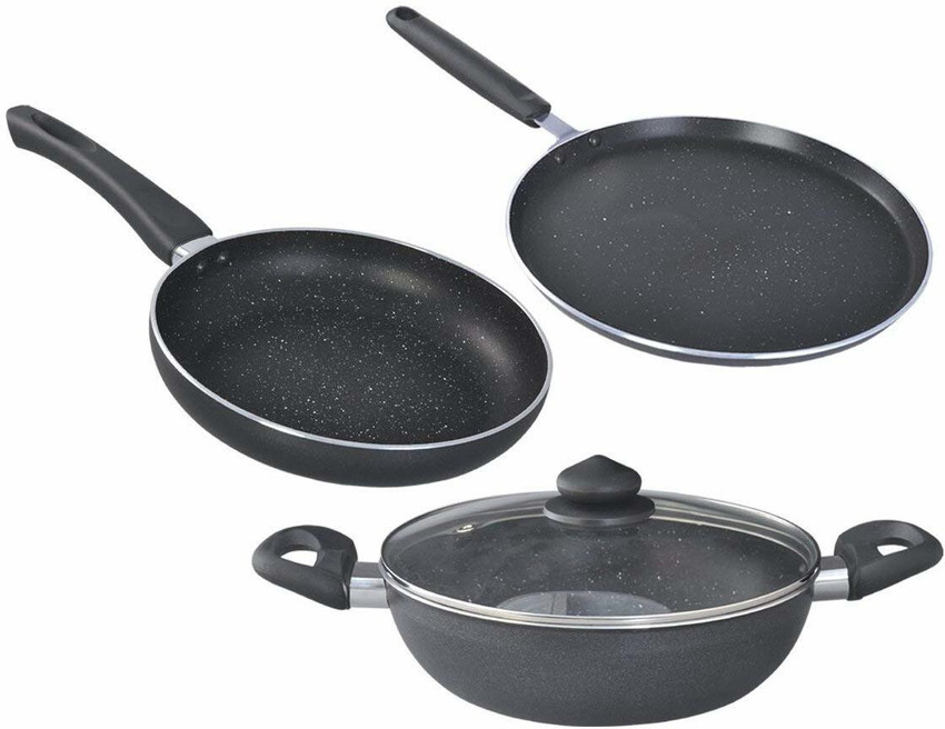 Prestige Black Base 3 Litre Pressure Cooker And Combo Induction Bottom Non Stick Coated Cookware Set Price in India Buy Prestige Black Base 3 Litre Pressure Cooker And Combo Induction Bottom Non Stic...