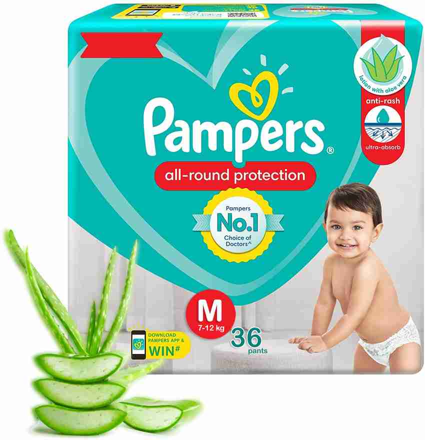 Pampers large size 2025 diaper pants flipkart