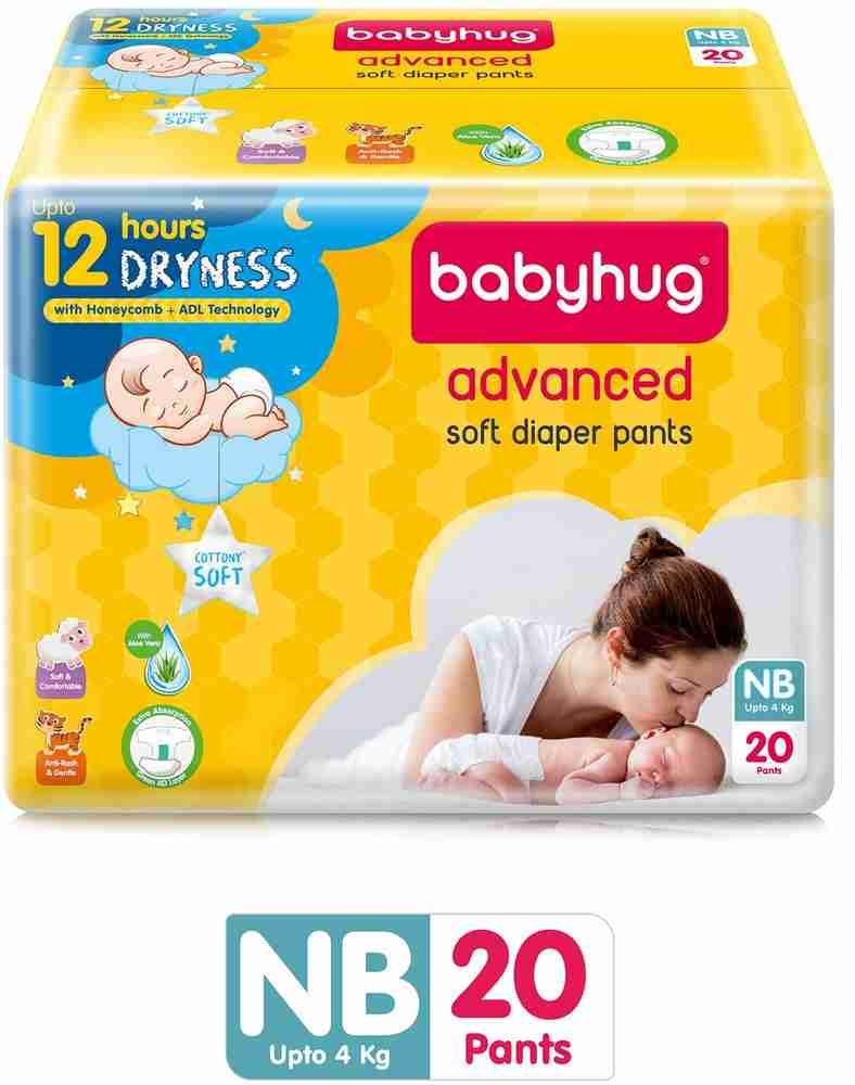 babyhug Advanced Pant Style Diapers New Born New Born Buy 20
