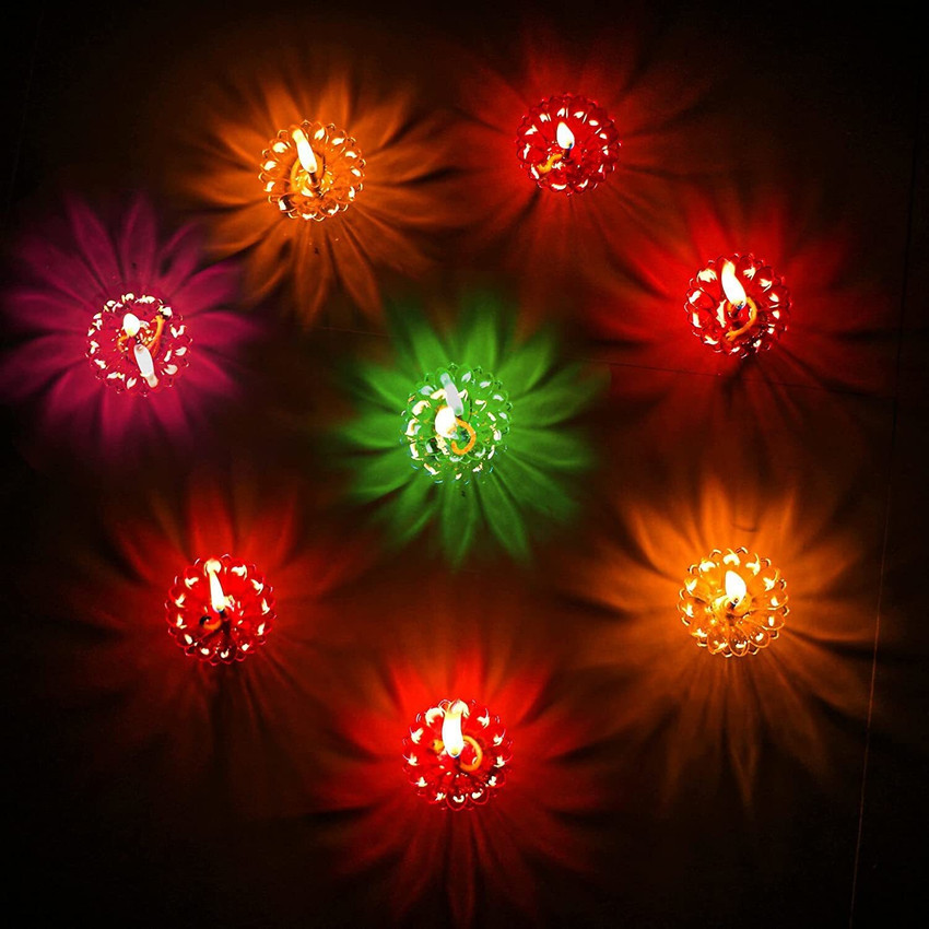 Flipkart SmartBuy Set of 36 3D Reflection Diya Oil Lamp for Decoration Plastic Pack of 3 Table Diya Set Price in India Buy Flipkart SmartBuy Set of 36 3D Reflection Diya