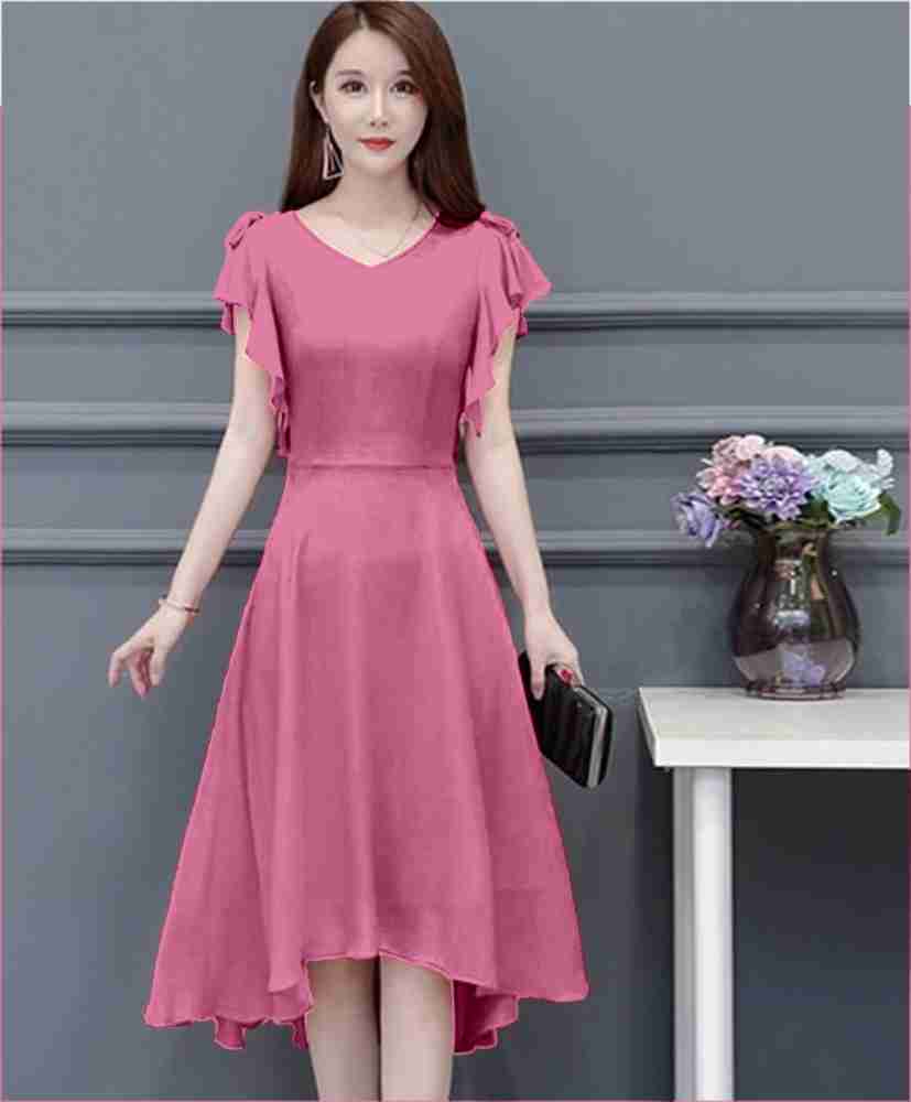 One piece dress knee length flipkart shop