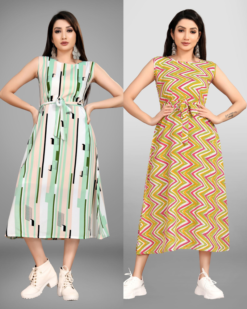 MAA FAB Women Maxi Multicolor Dress Buy MAA FAB Women Maxi Multicolor Dress Online at Best Prices in India Flipkart