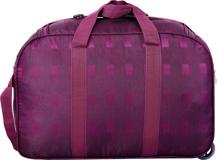 Sakshi Enterprises (Expandable) Fabric Travel Duffel Bags for Men and Women  Duffel With Wheels (Strolley) PURPLE - Price in India