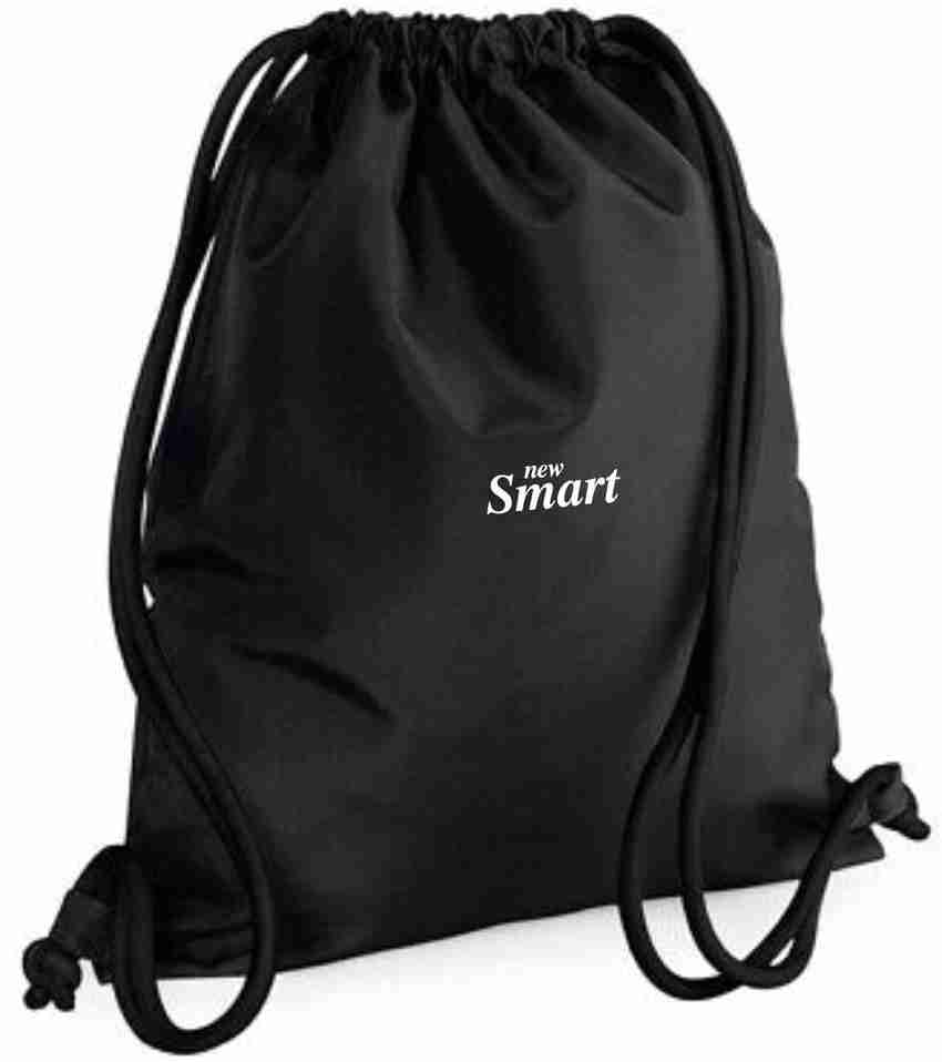 New smart Black Drawstring bag for men women 10 L Backpack