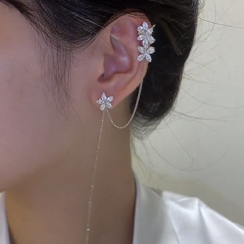 Flipkart Buy Vembley Korean 2Pcs Set Floral Stone Studded