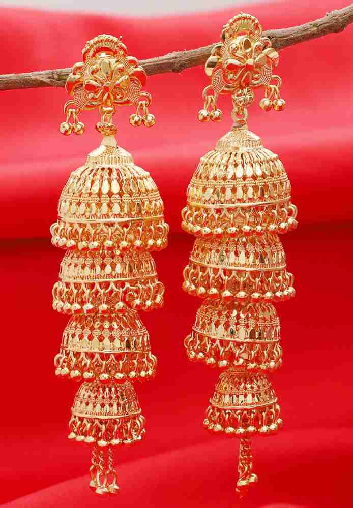 Latest jhumka design in gold 2019 hot sale