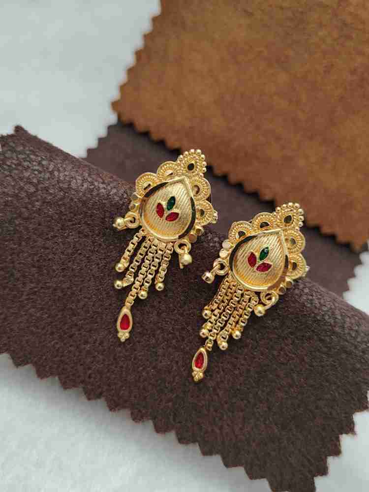 Gold stud hot sale in 1 gram