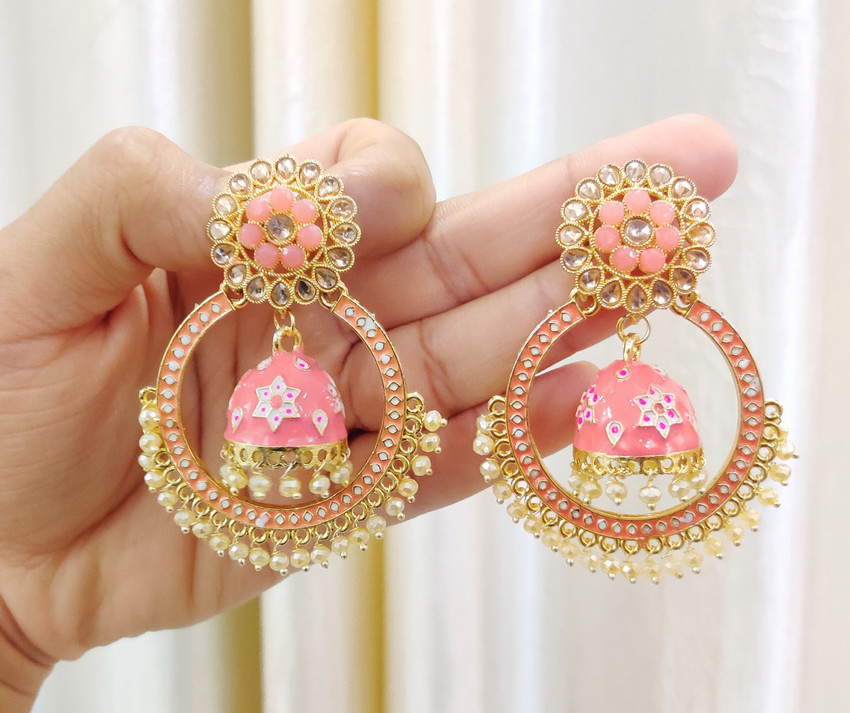 Earrings for clearance lehenga