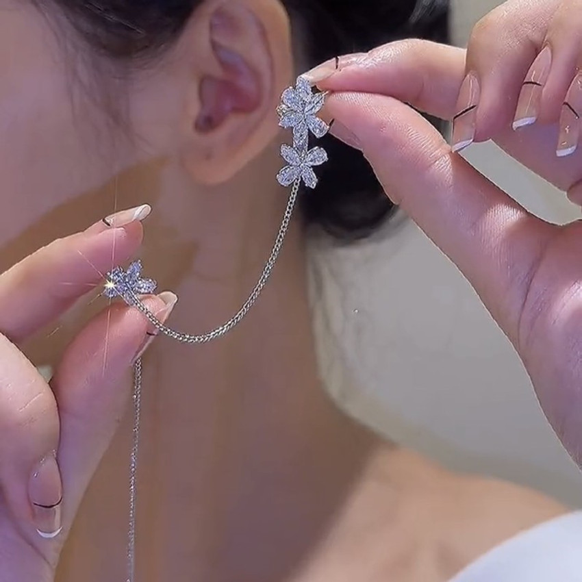 Long top ear cuff