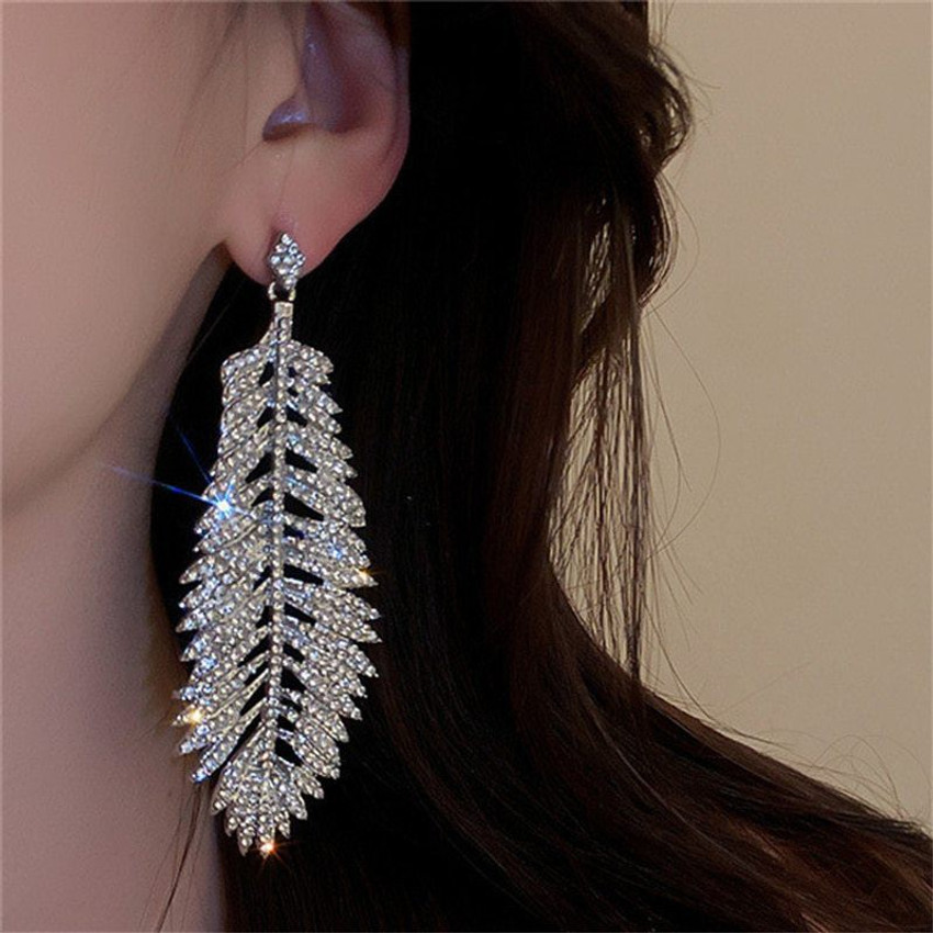 Feather earrings online flipkart on sale