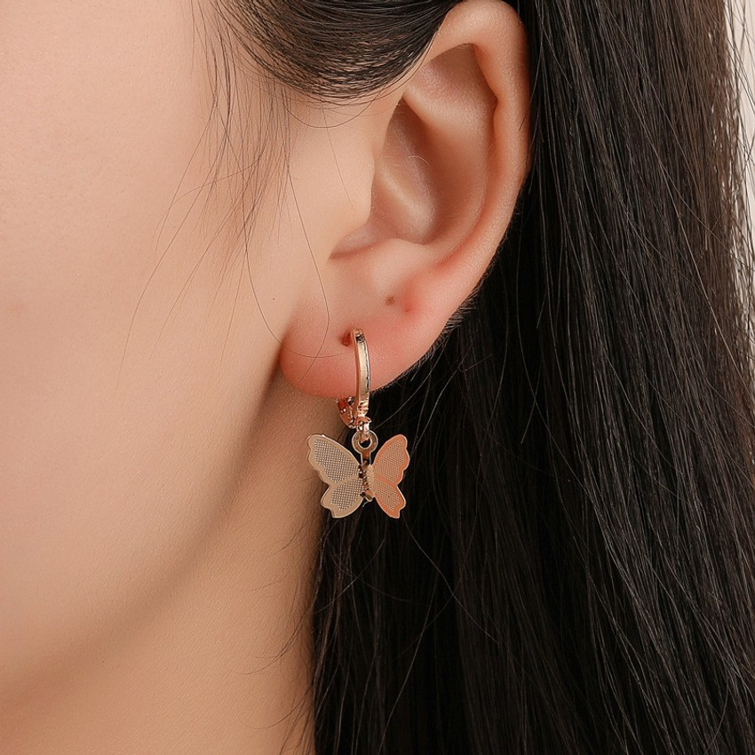 Flipkart Buy ARZONAI sweet frosted butterfly earrings female