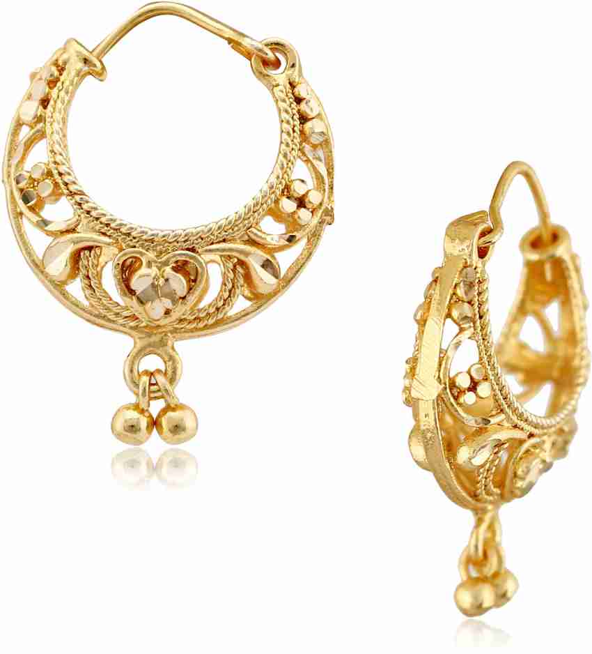 Flipkart Buy VIVASTRI Daily wear Gold plated Cubic Zirconia Chandbali Earring for Women Girls Alloy Alloy Chandbali Earring Online at Best Prices in India