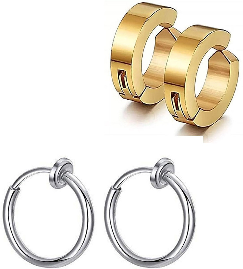 Earrings without sales piercing for men