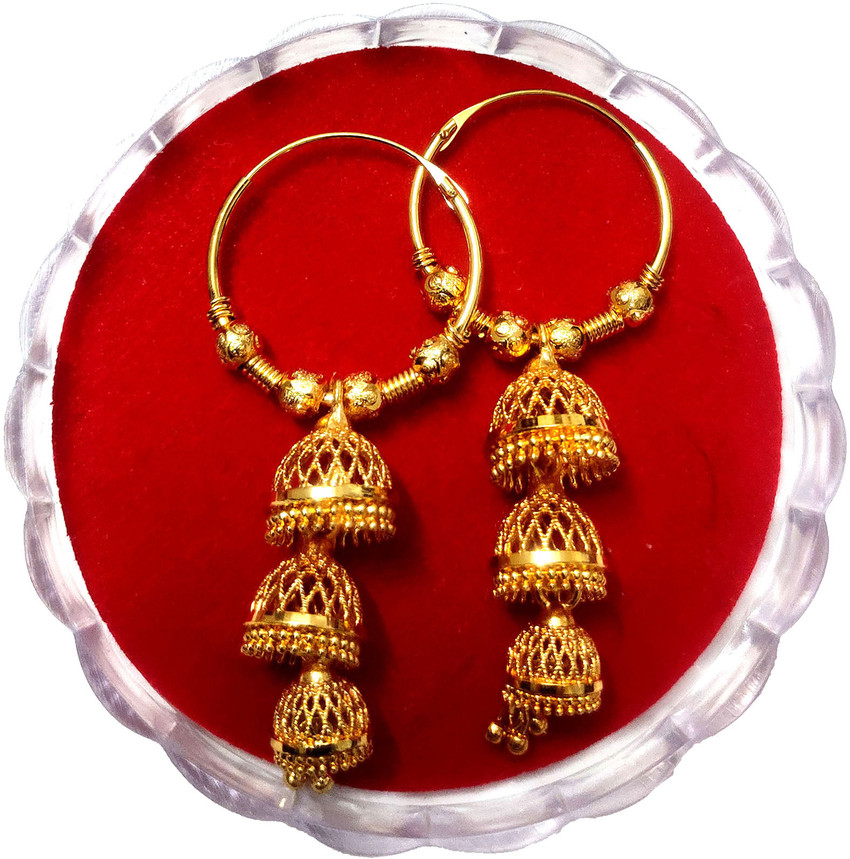 Gold bali earrings designs online