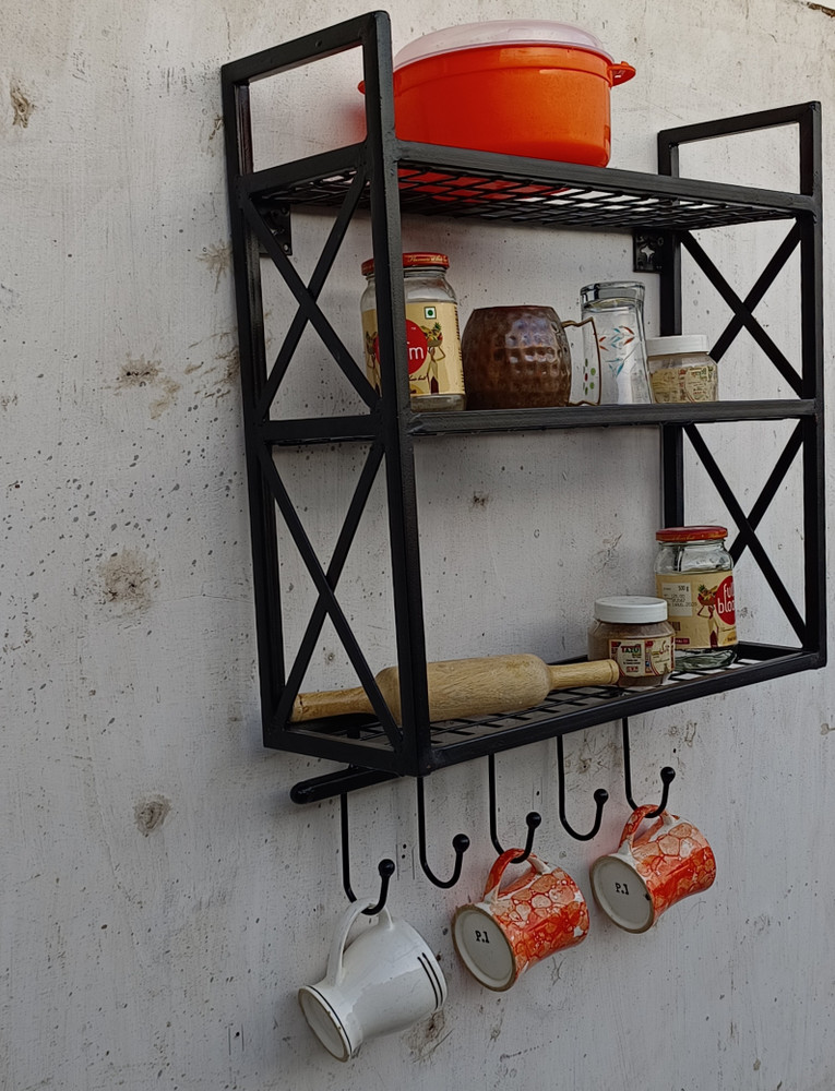 Wall iron rack 2025