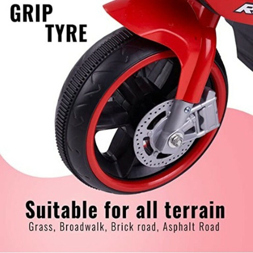 oh baby by flipkart kids 8798 DUAL BATTERY BIKE RIDE ON WHEEL