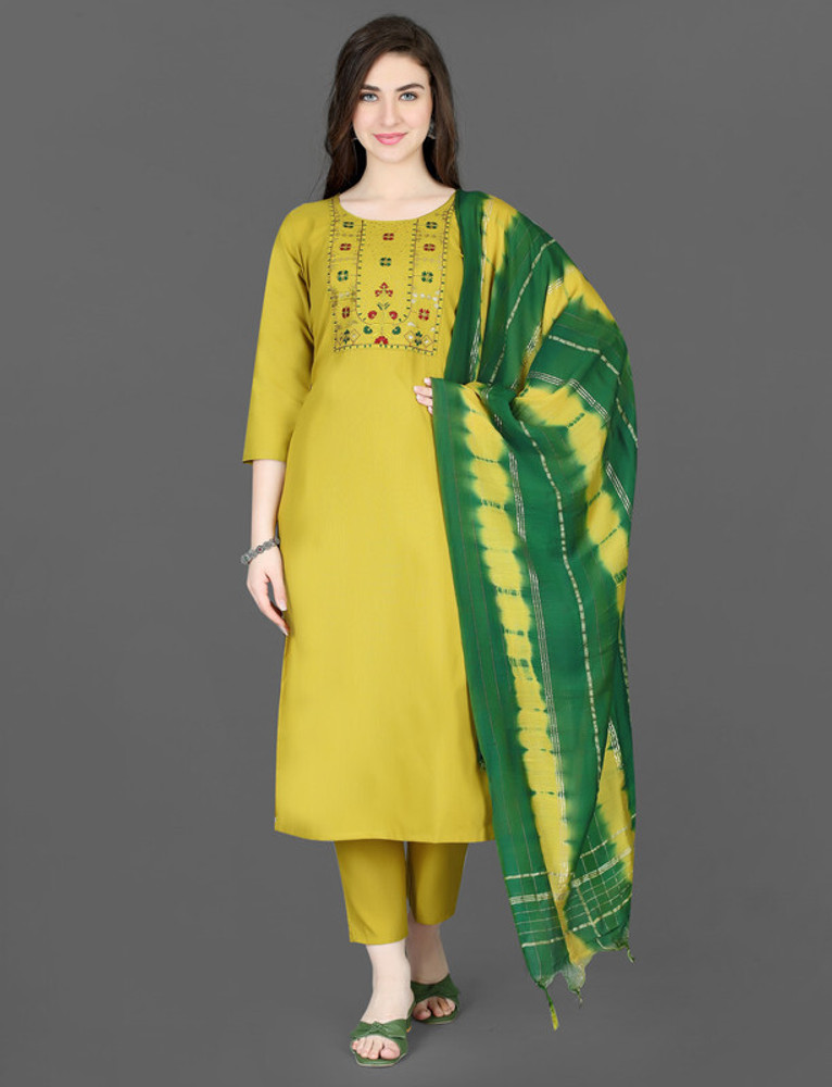 Yellow kurti best sale flipkart