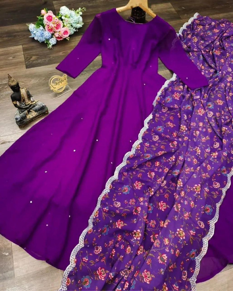 Flared best sale gowns flipkart