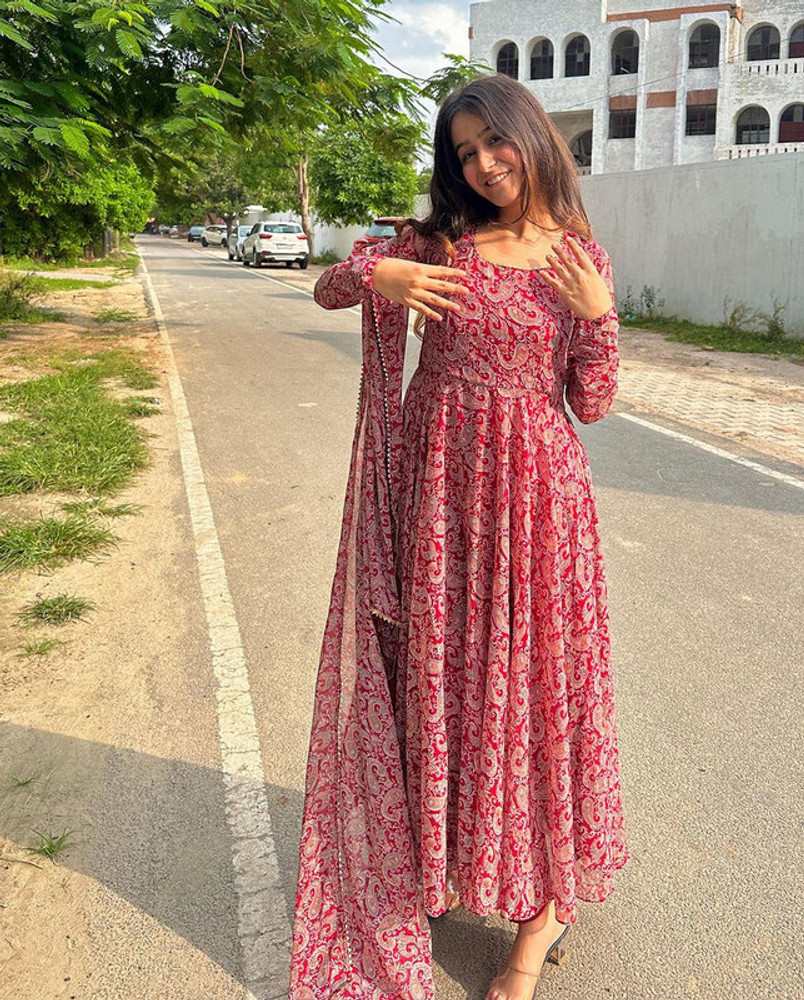 Anarkali churidar cheap flipkart