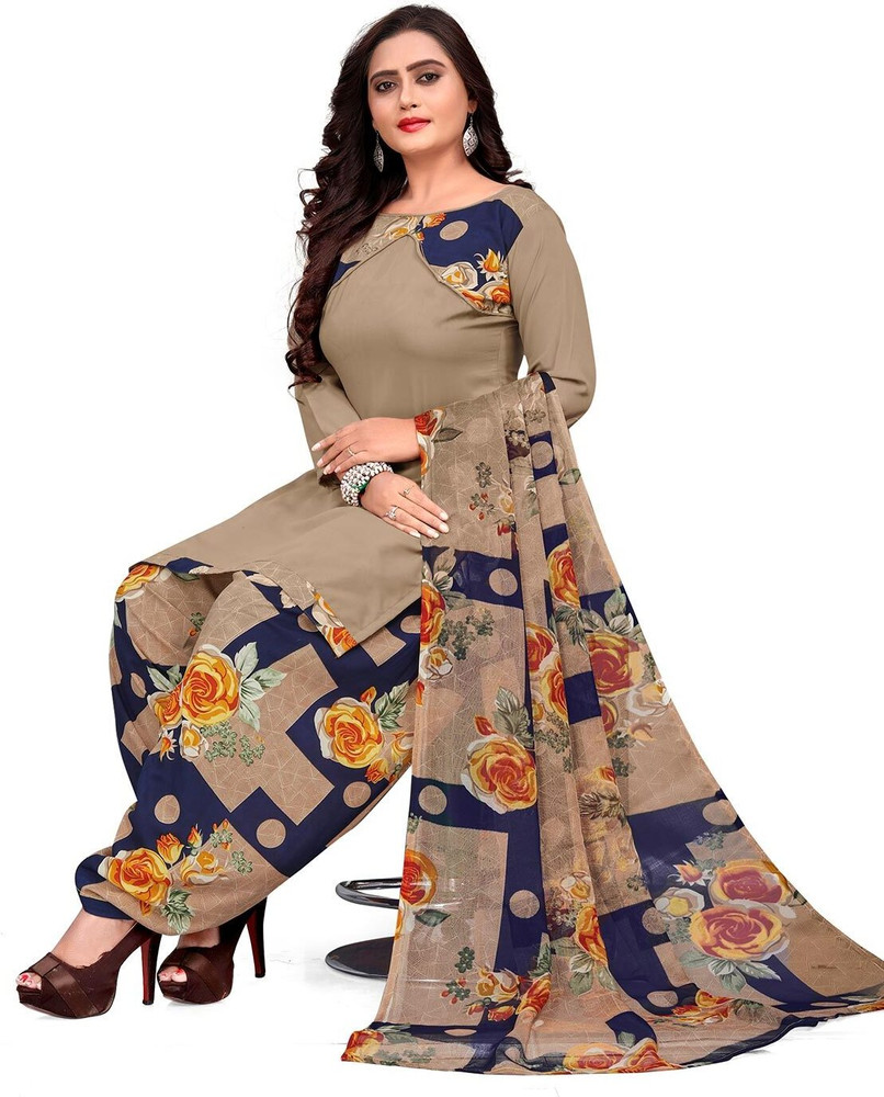 DIWANGI Crepe Printed Salwar Suit Material Price in India Buy DIWANGI Crepe Printed Salwar Suit Material online at Flipkart