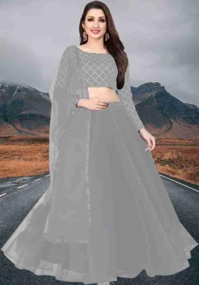 MAYUKRISHNA Women Ethnic Dress Grey Dress Buy MAYUKRISHNA Women
