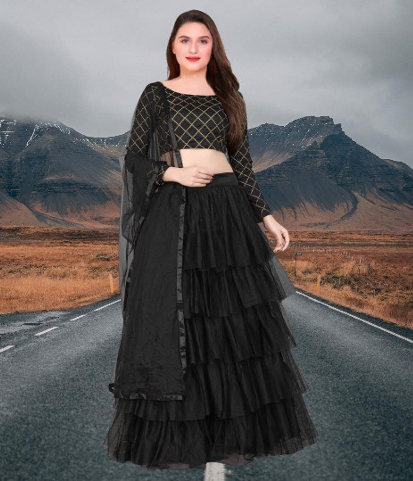 RUTSH CREATION Art Silk Self Design Gown Anarkali Kurta Bottom