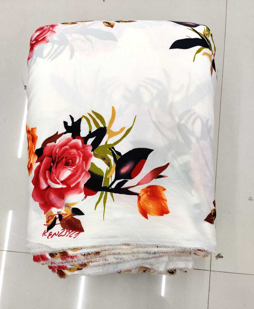 Unique online shop Crepe Solid Printed Kurta Fabric Price in