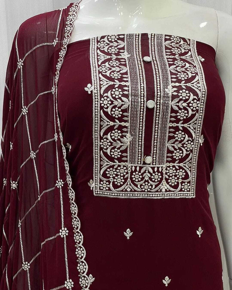 Flipkart party wear churidar materials online