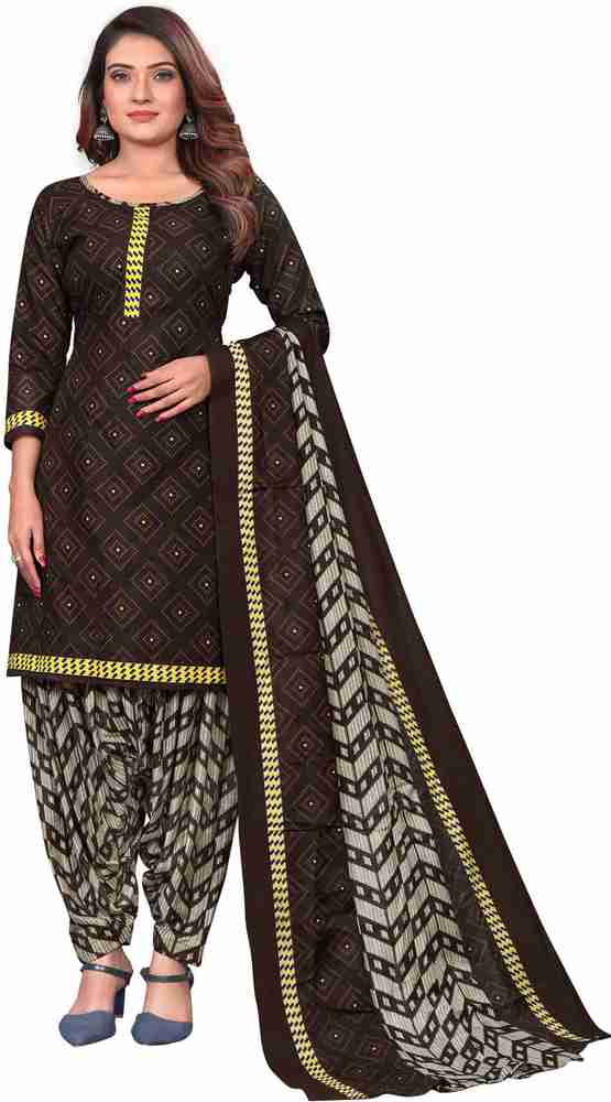 Rajnandini Cotton Blend Printed Salwar Suit Material Price in India Buy Rajnandini Cotton Blend Printed Salwar Suit Material online at Flipkart