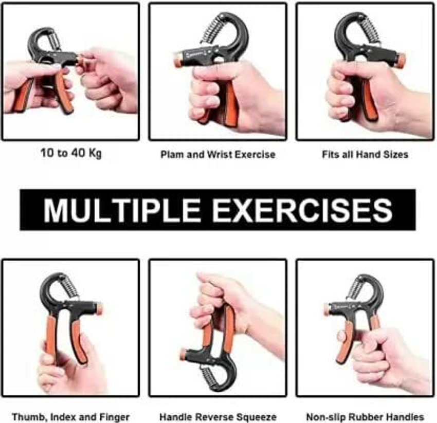 MOOZICO Hand Grip For Gym Strengthener Hand Gripper Forearm