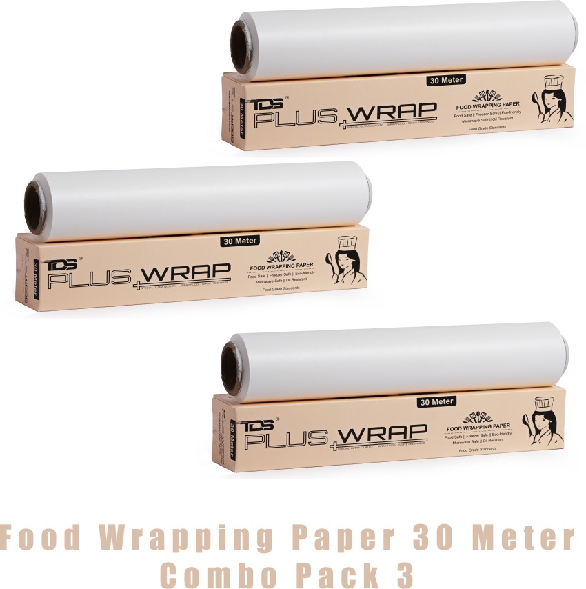 Buy TDS PLUS WRAP Moisture Proof Parchment Paper - 30 m (Pack Of 3