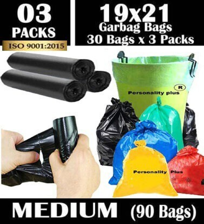 SAISWAR 90 bag Garbage Bags 19 21 inch Medium 7 L Garbage Bag Pack Of 90 Price in India Buy SAISWAR 90 bag Garbage Bags 19 21 inch Medium 7 L Garbage Bag Pack Of 90 online at Flipkart