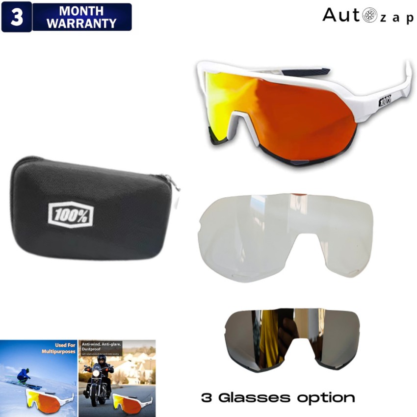 Zugatti Mirrored, Polarized, Uv Protection Sport Sunglasses Free Size Men & Women Sports Goggles