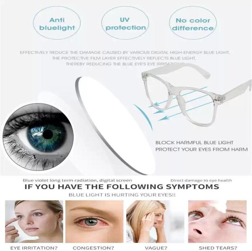 Uv protection top glasses clear