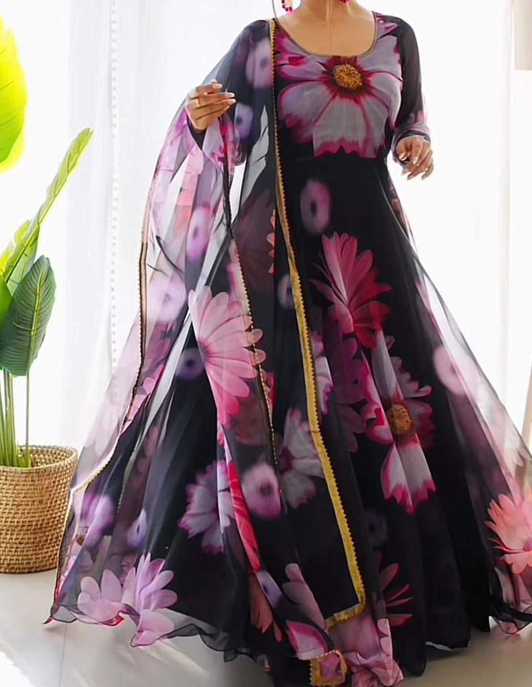 Saree shop gown flipkart