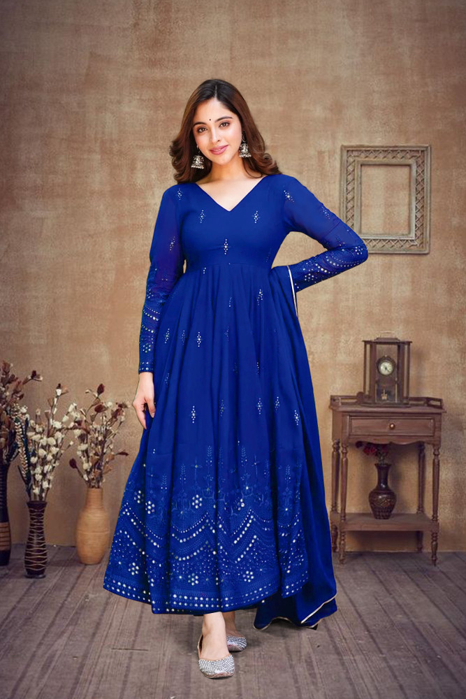 Trilok fab shop anarkali gown