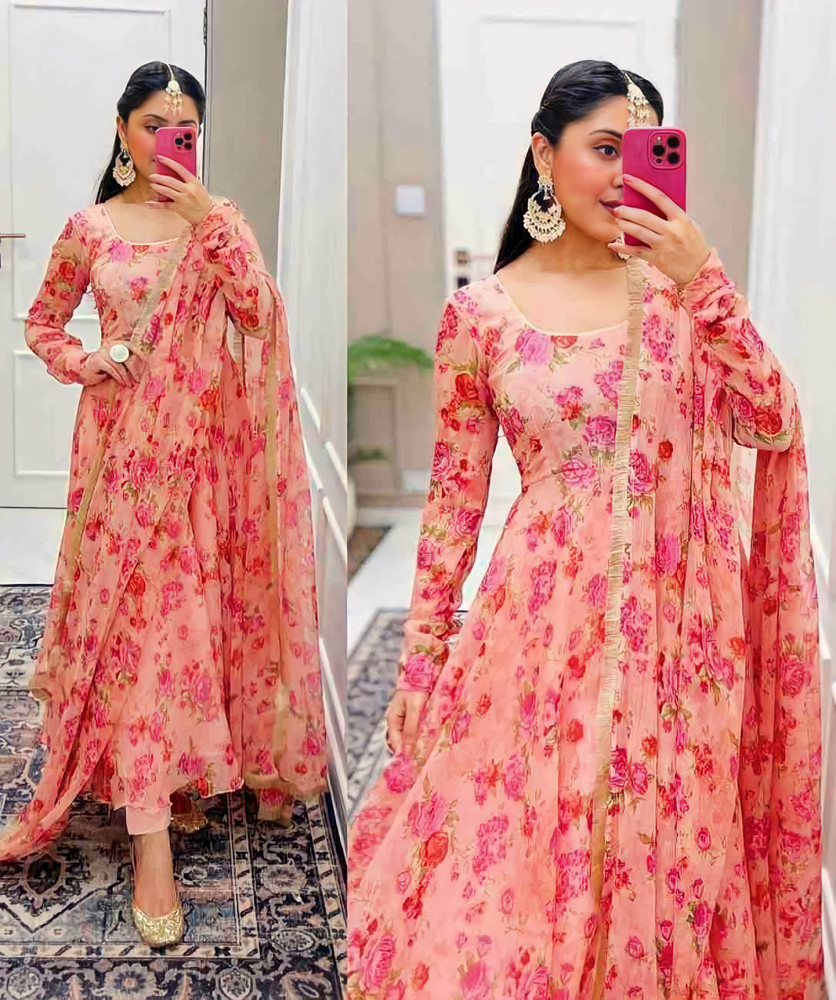 HELWIN DESIGNER Anarkali Gown Price in India Buy HELWIN DESIGNER Anarkali Gown online at Flipkart