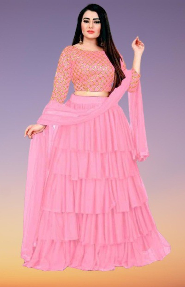 Ruffle lehenga flipkart clearance