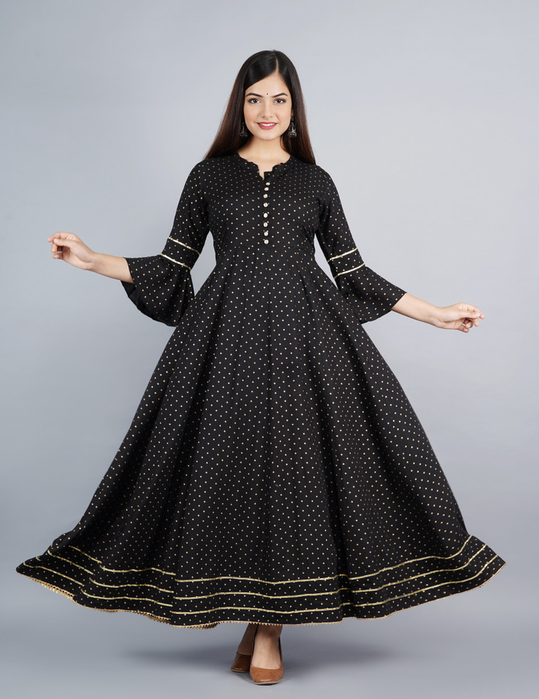 RR SA KURTIS Women Polka Print Gown Kurta Buy RR SA KURTIS Women Polka Print Gown Kurta Online at Best Prices in India Flipkart