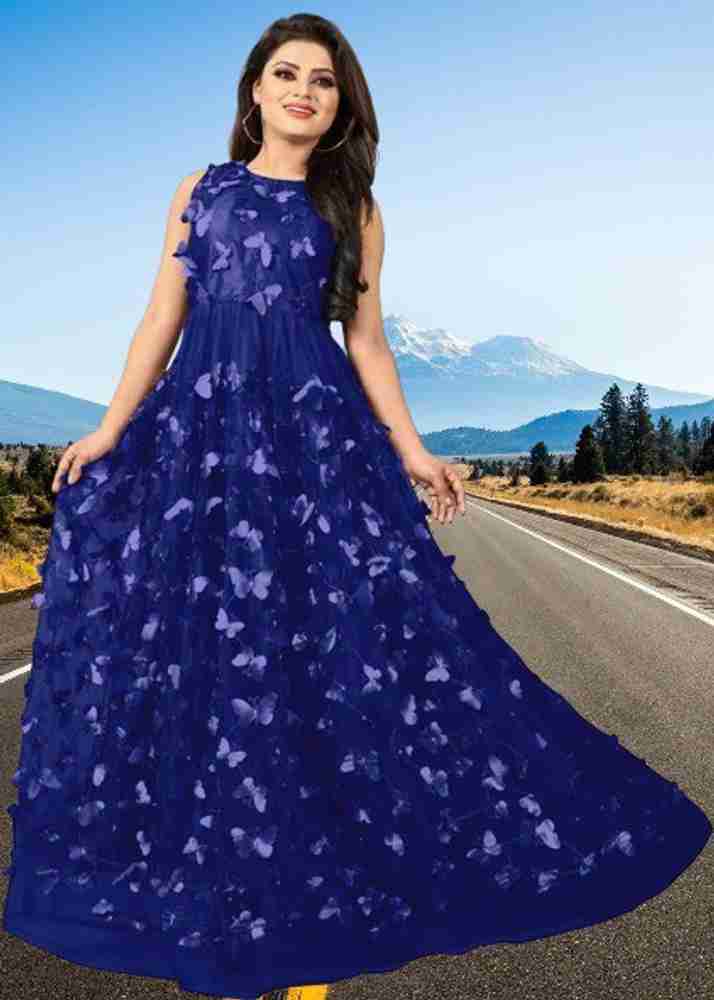 Flipkart net gown 2025