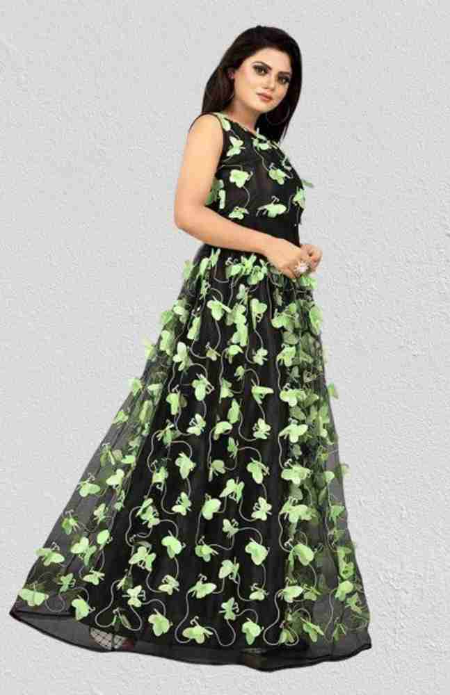 SUMITA SAREE Flared A line Gown Price in India Buy SUMITA SAREE