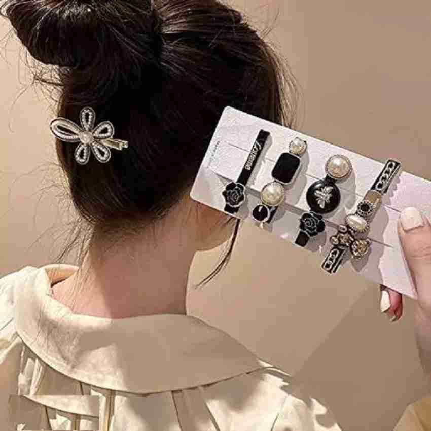 Kalka Fashion 6 Piece Korean Style Pearl Women's Set Hairpin Hair Clip Hair  Accessories set Hair Clip Price in India - Buy Kalka Fashion 6 Piece Korean  Style Pearl Women's Set Hairpin