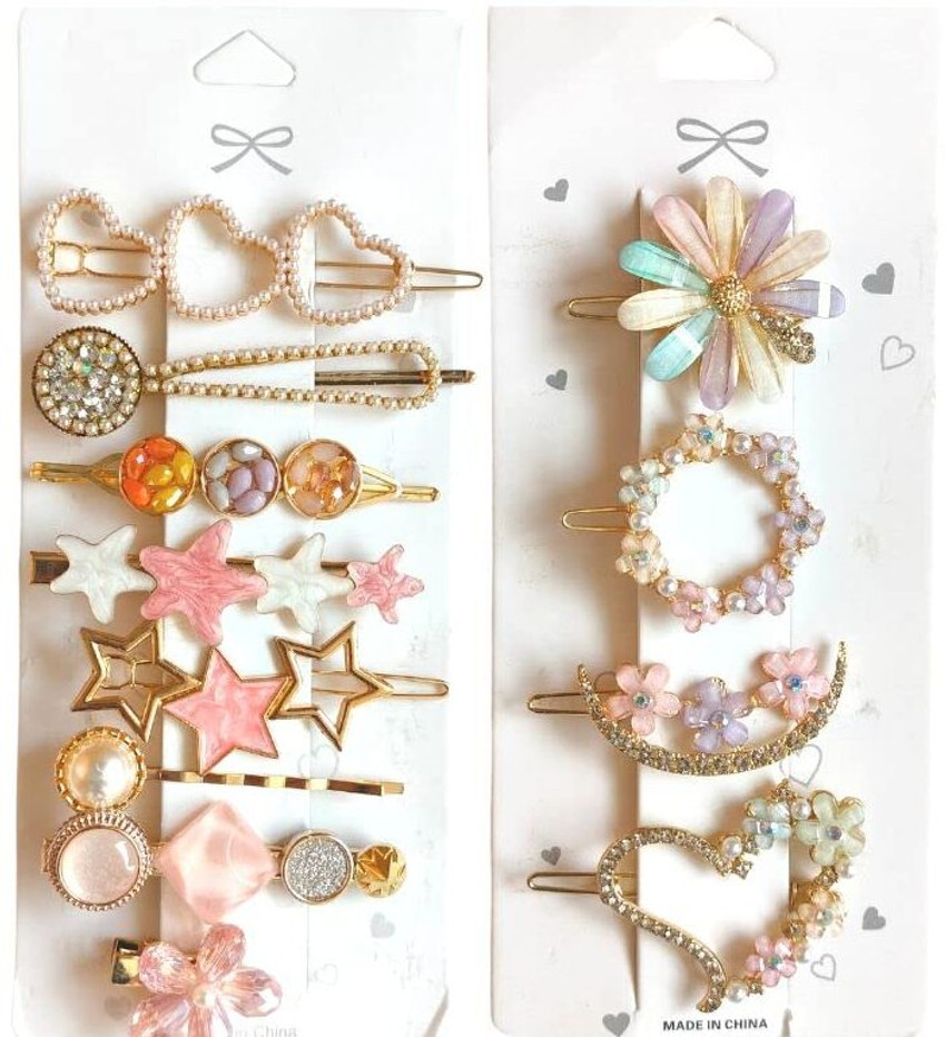 Chanderkash 12Pcs Korean Stylish Multi Design Hair Clip Flower Lock Pin Metal Hair Clips Hair Claw Price in India Buy Chanderkash 12Pcs Korean Stylish Multi Design Hair Clip Flower Lock