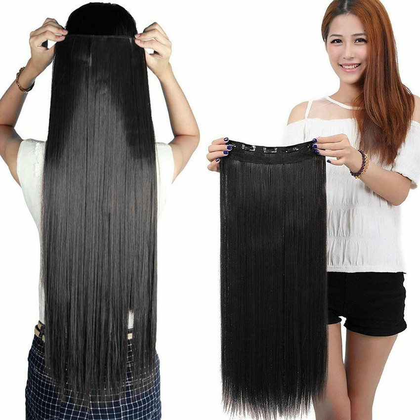 Clip in hair extensions 24 inch top