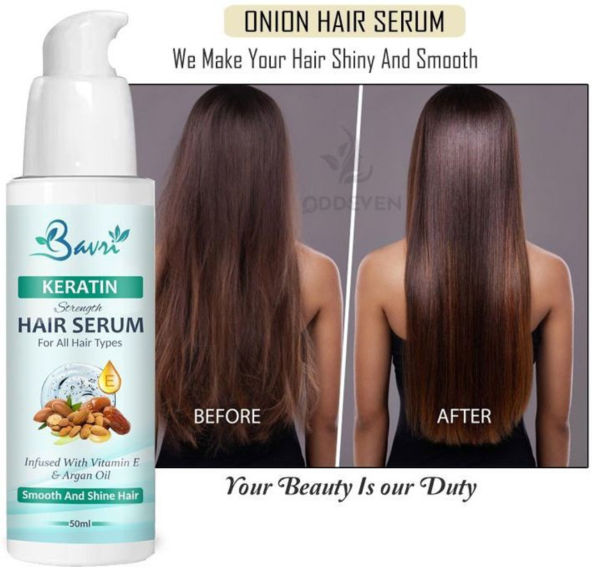 bavri Smooth Straight Professional Split End Hair Serum with Shea