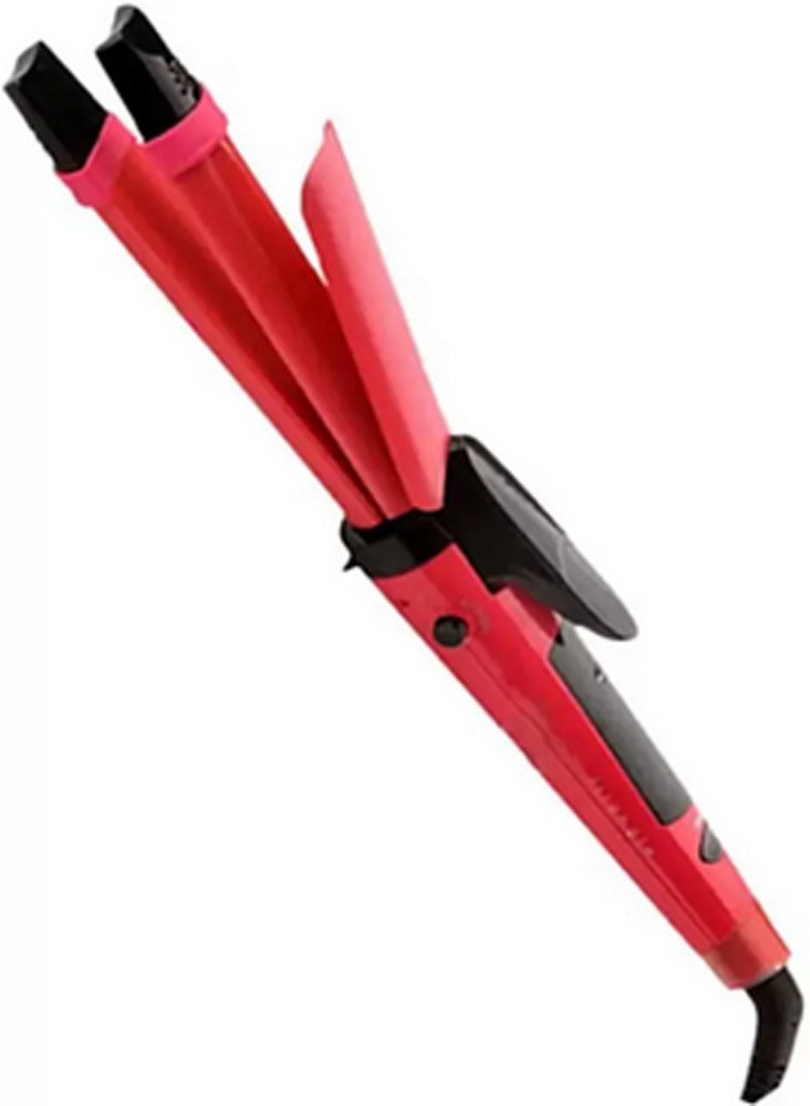 Fulkiza High Qulity Electric Hair Curler 2 in 1 Set of Electric Pink Hair Straightener Fulkiza Flipkart