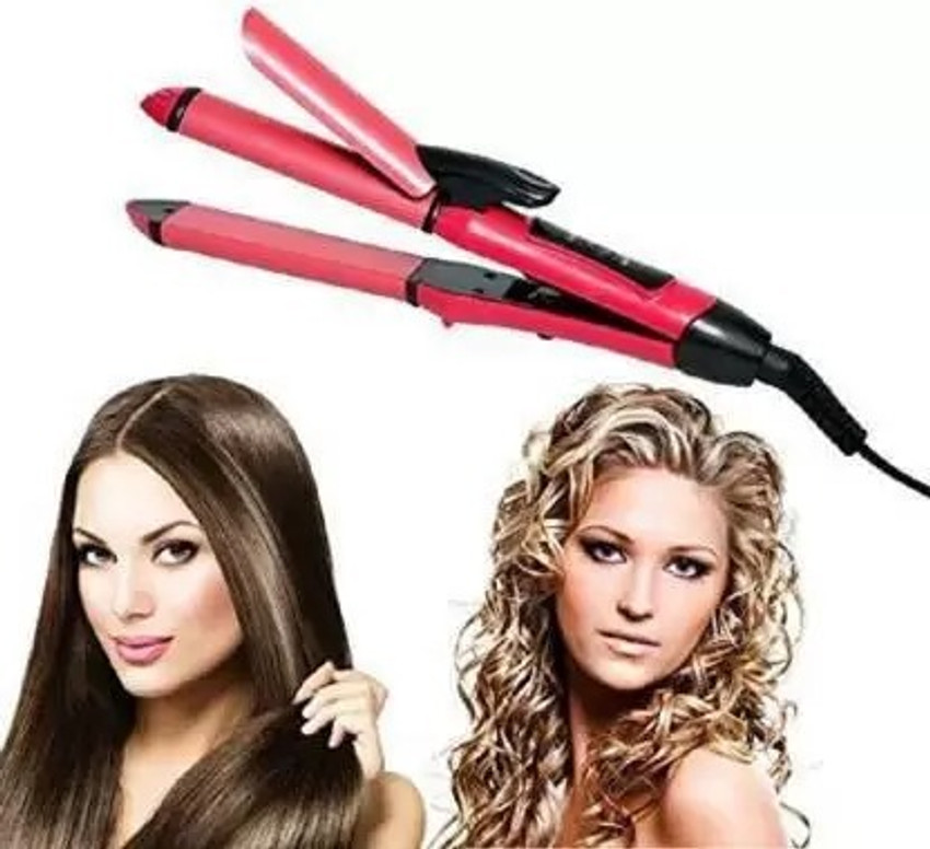 Orbit 2 in 1 top hair straightener and curler