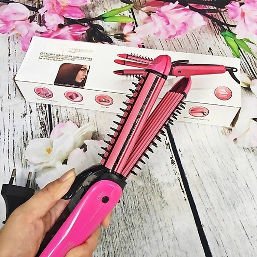 Straightener curler crimper all in one outlet