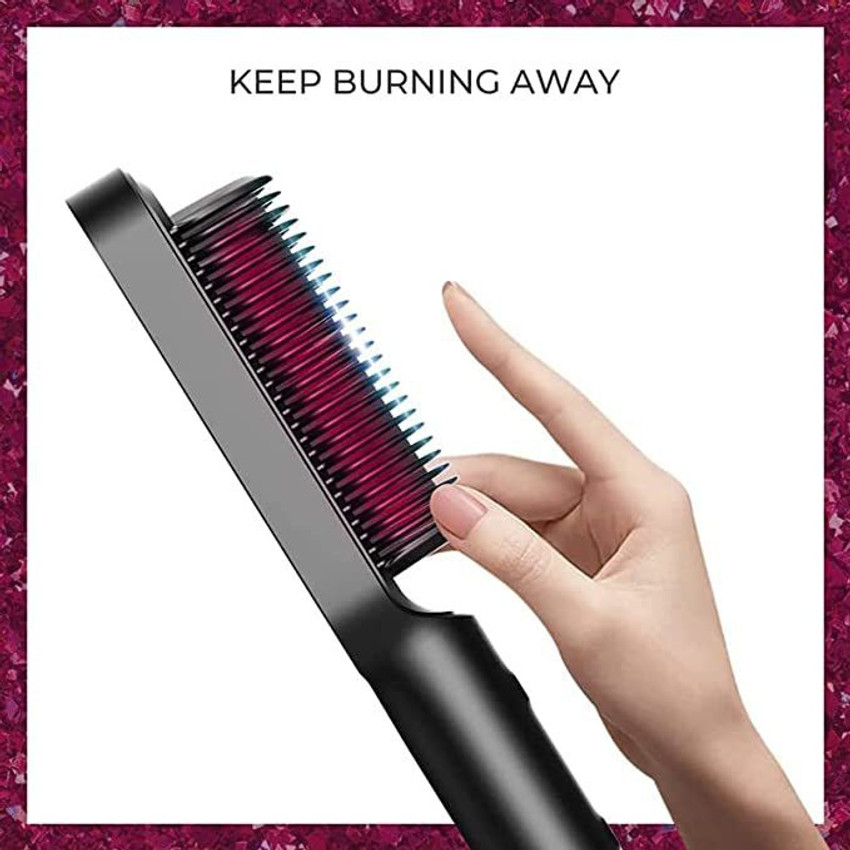 Kera hair straightener brush cheap