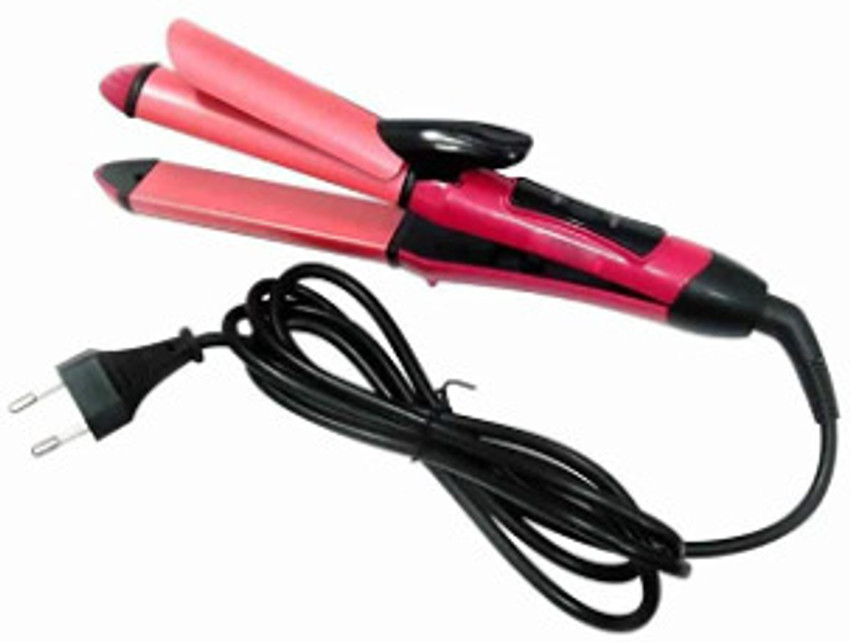 NPJ Creations WOMEN S HAIR STRAIGHTENER NHC 2009 PRESSING MACHINE PINK Hair Straightener NPJ Creations Flipkart